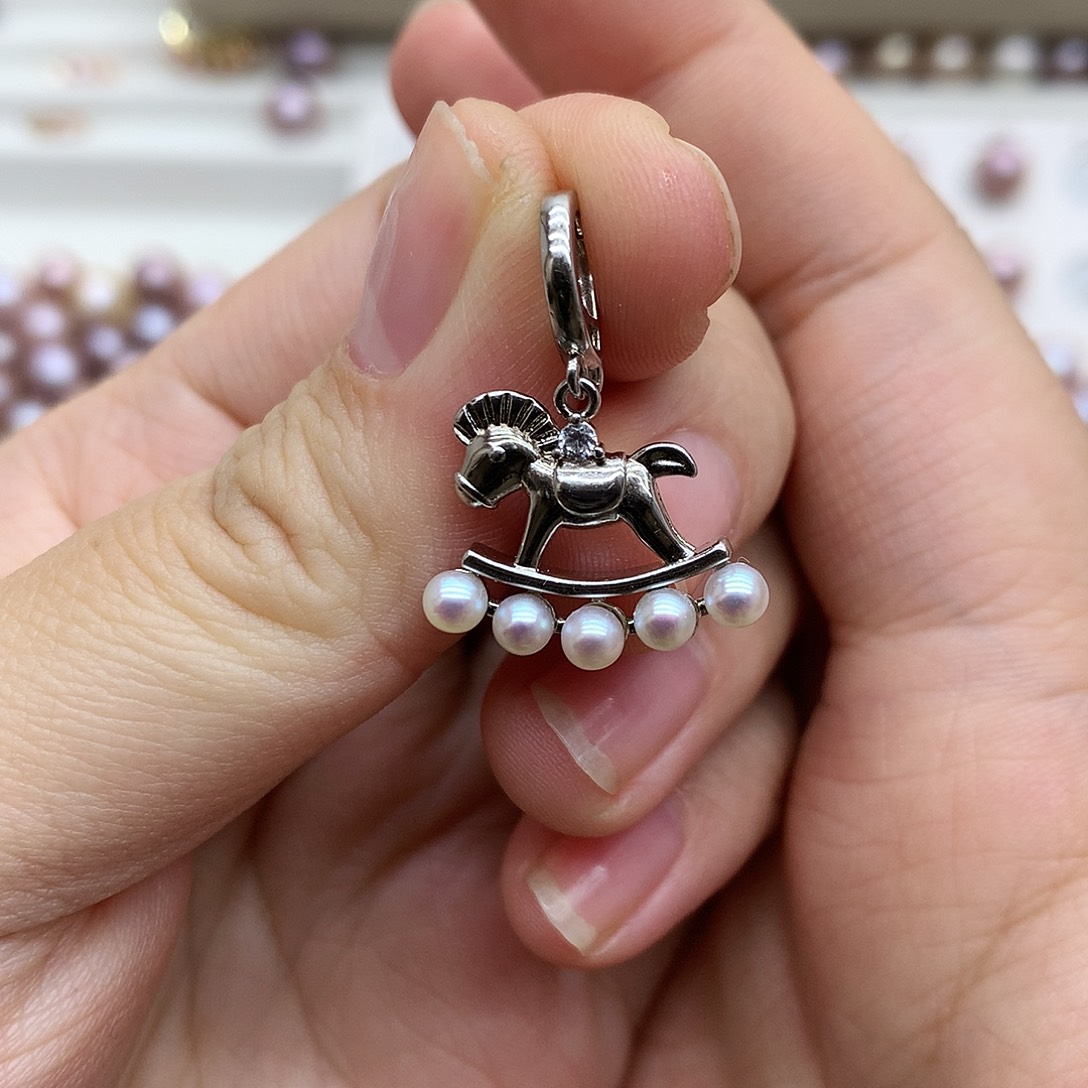 颈饰淡水珍珠合金