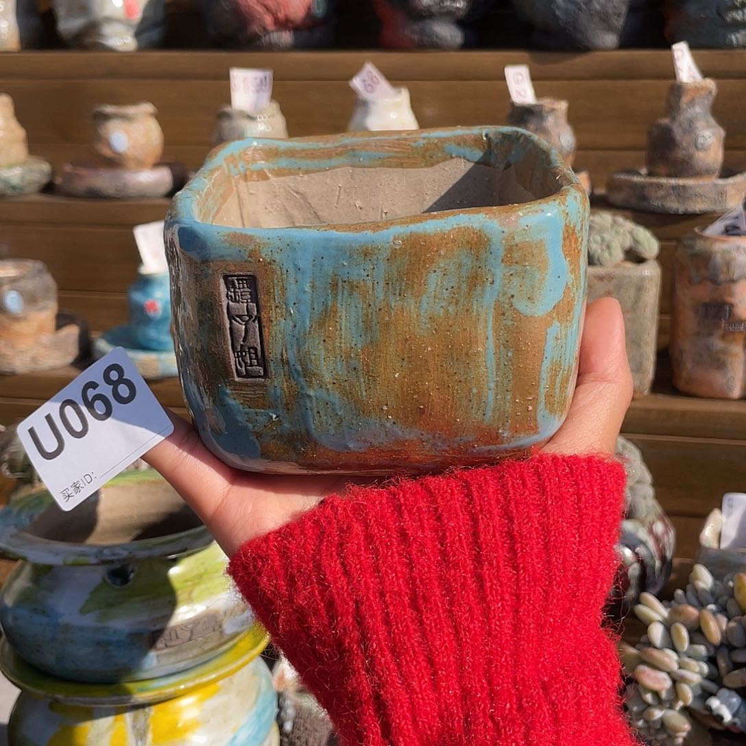 坛子姐花盆 手捏大方内口10左右 百搭