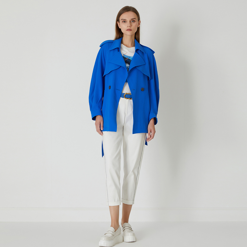 【尚雅】莱芙艾迪儿中长风衣1E1W64140