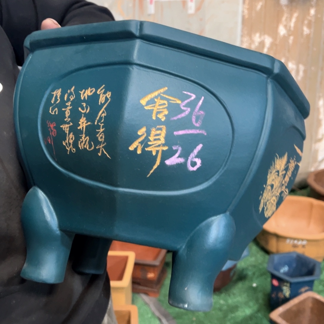 紫砂花盆紫砂花盆