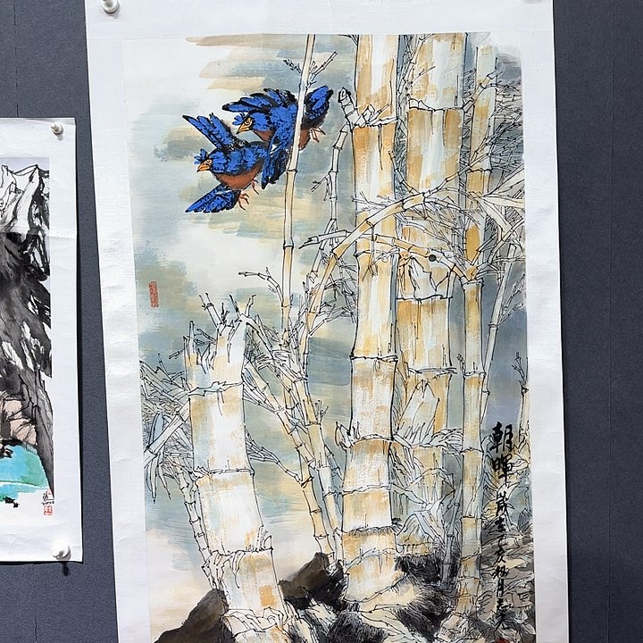 国画y****2冯老师花鸟作品