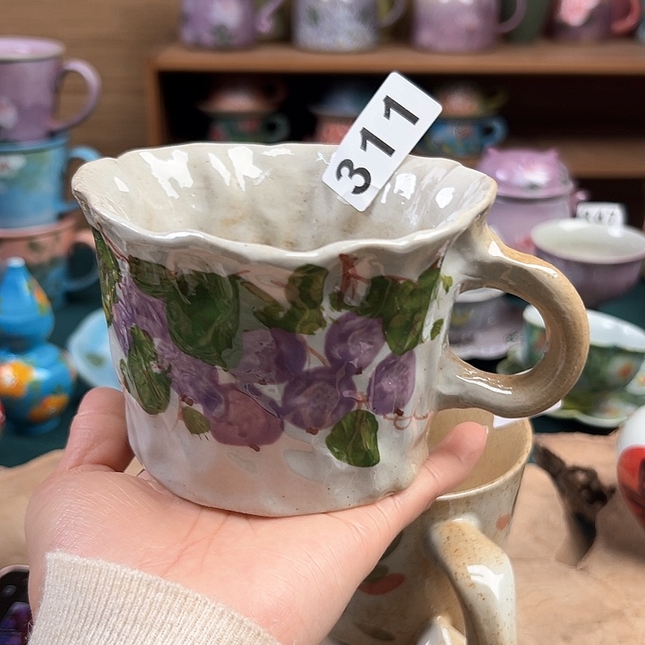 杯景德镇陶瓷手绘作品311