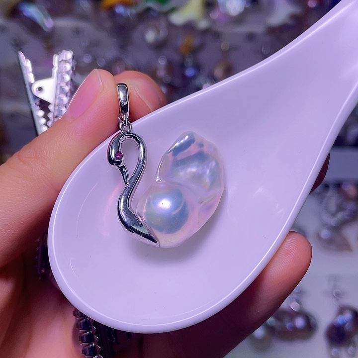 吊坠(不含链)淡水珍珠合金11