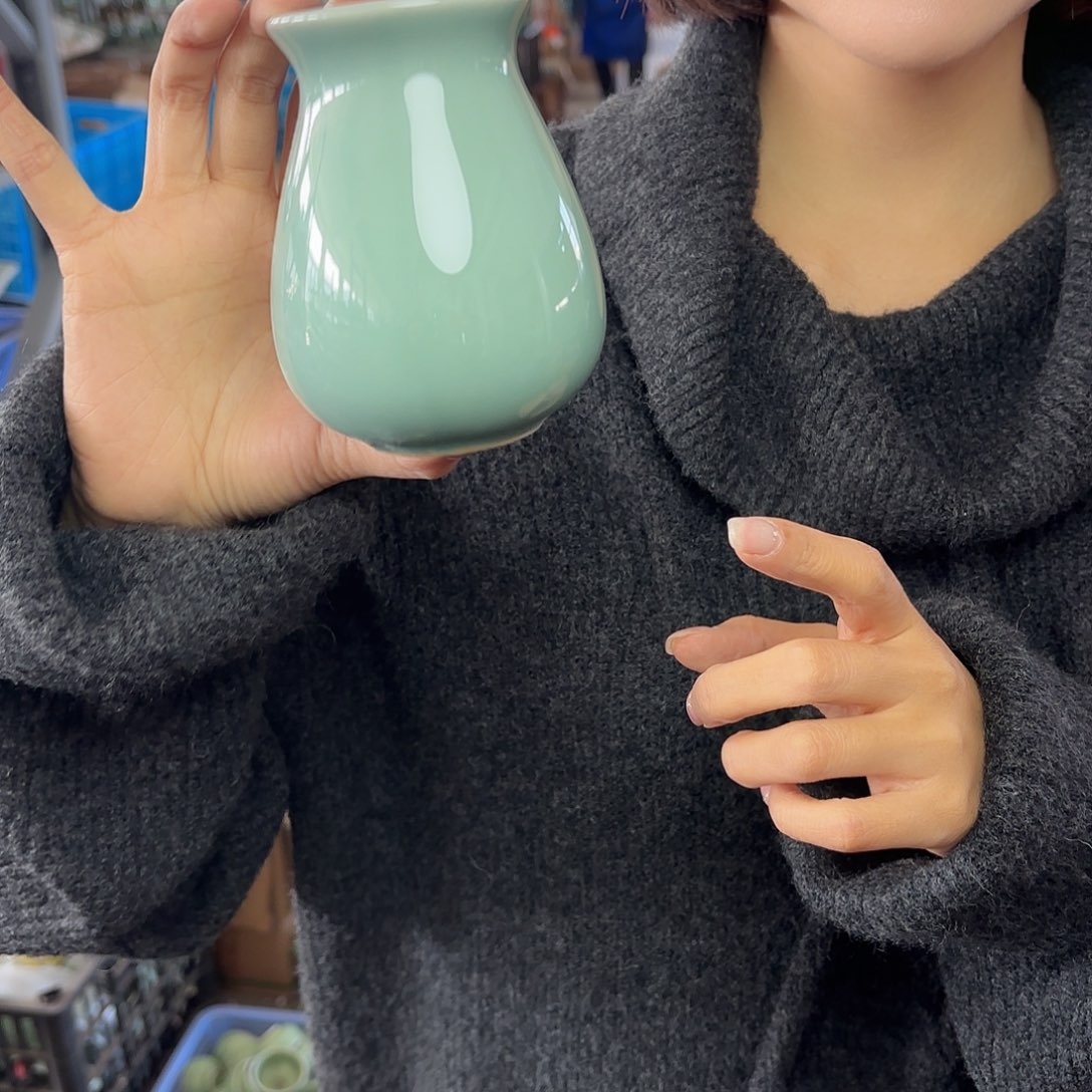 龙泉云间青瓷小米茶器