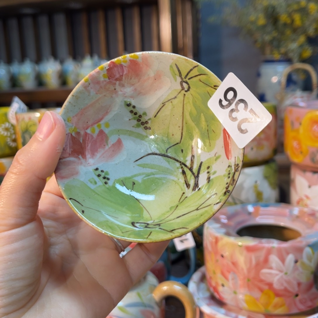 杯素浅陶瓷手工手绘