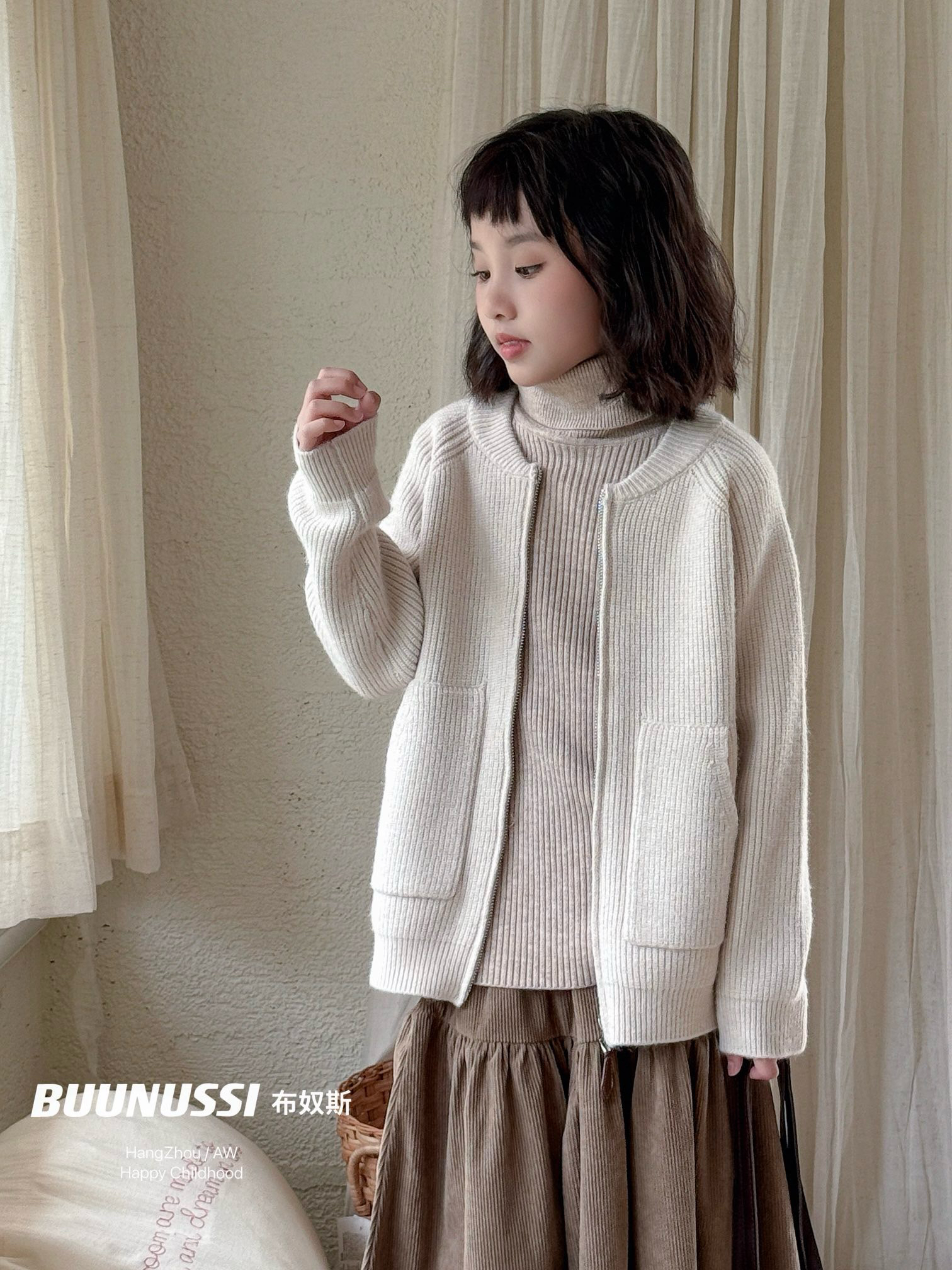 【8402】冬季新款！圆领毛衣