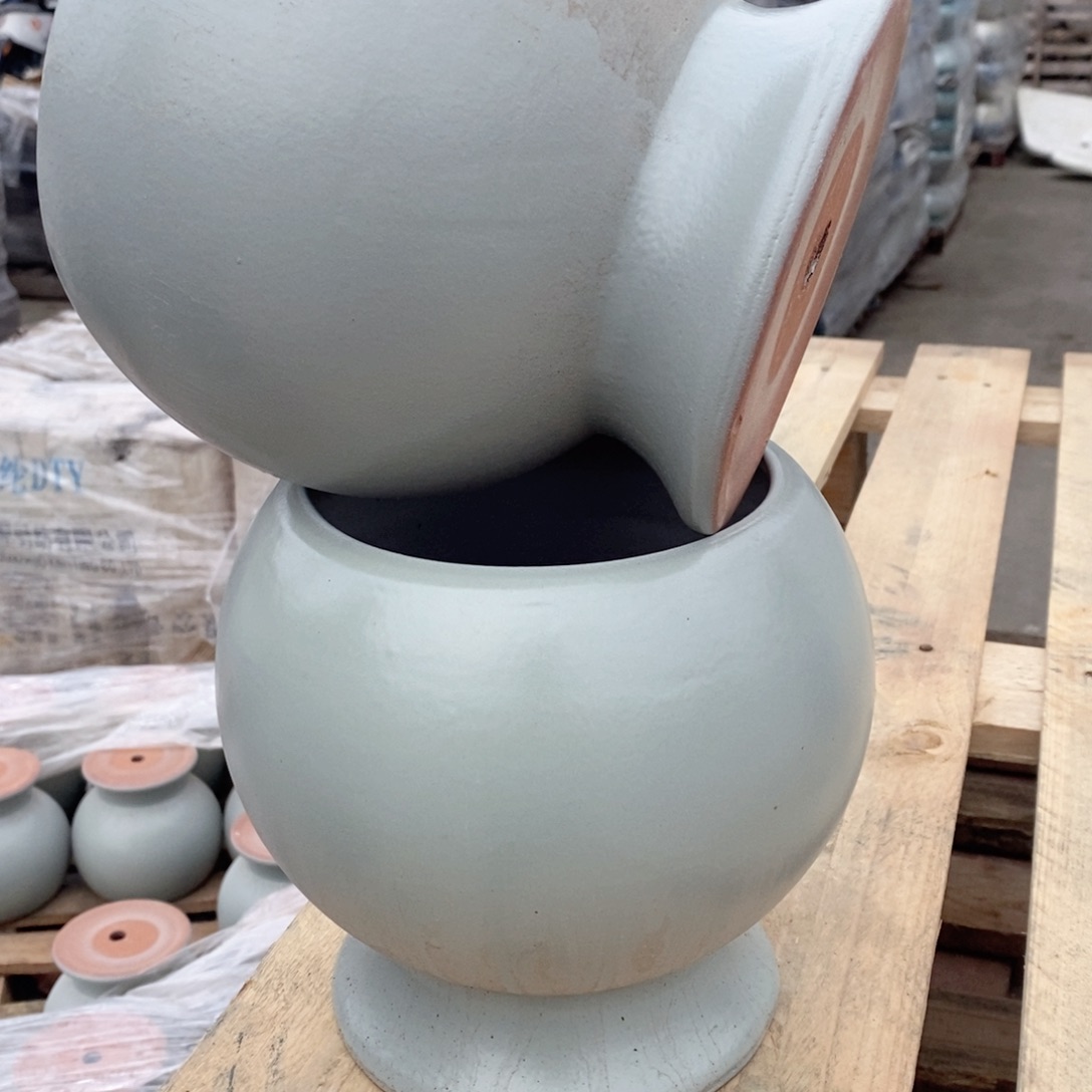 红陶杨杨花盆0212-1017