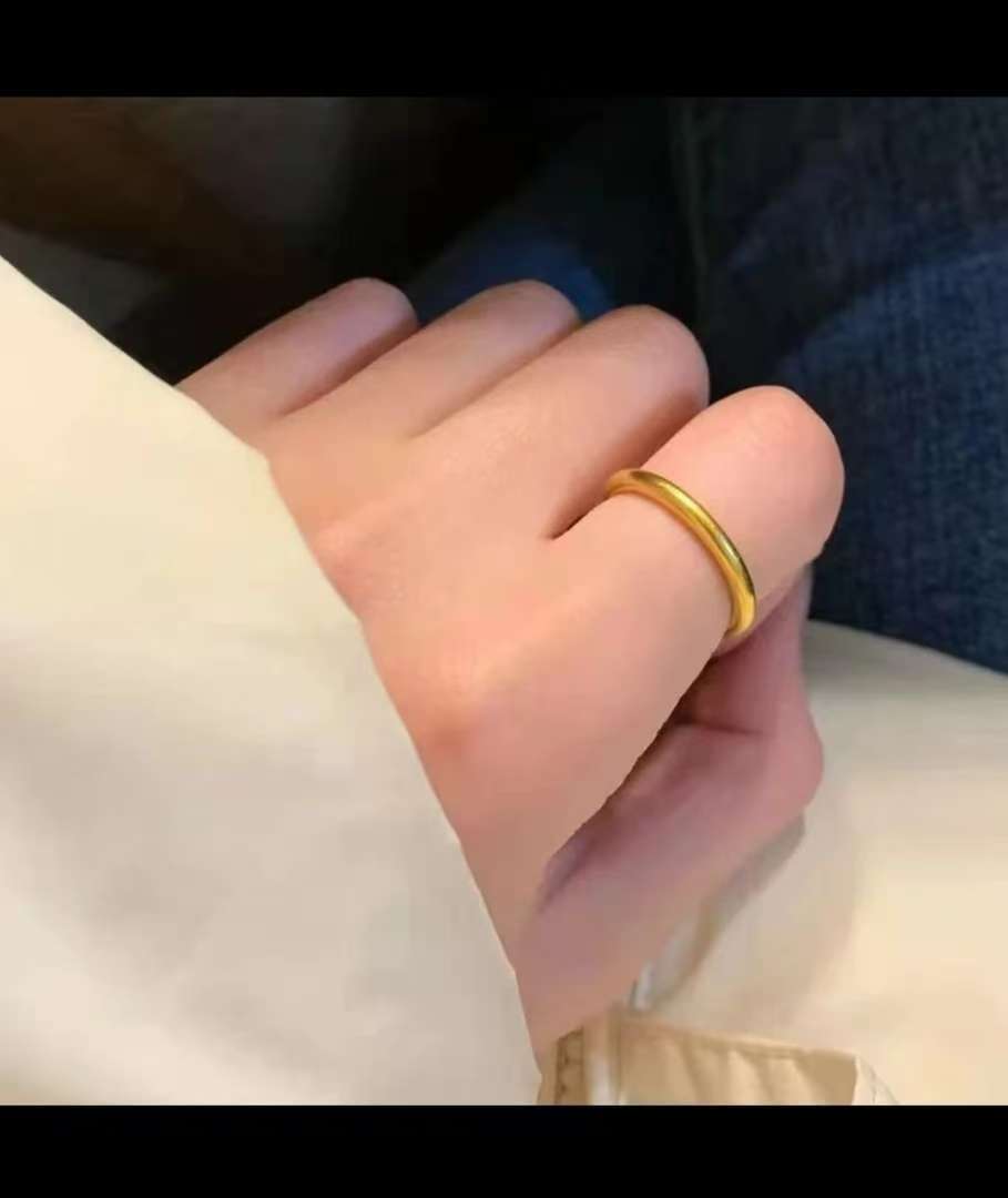 戒指 时尚素圈戒指（点进选圈口）