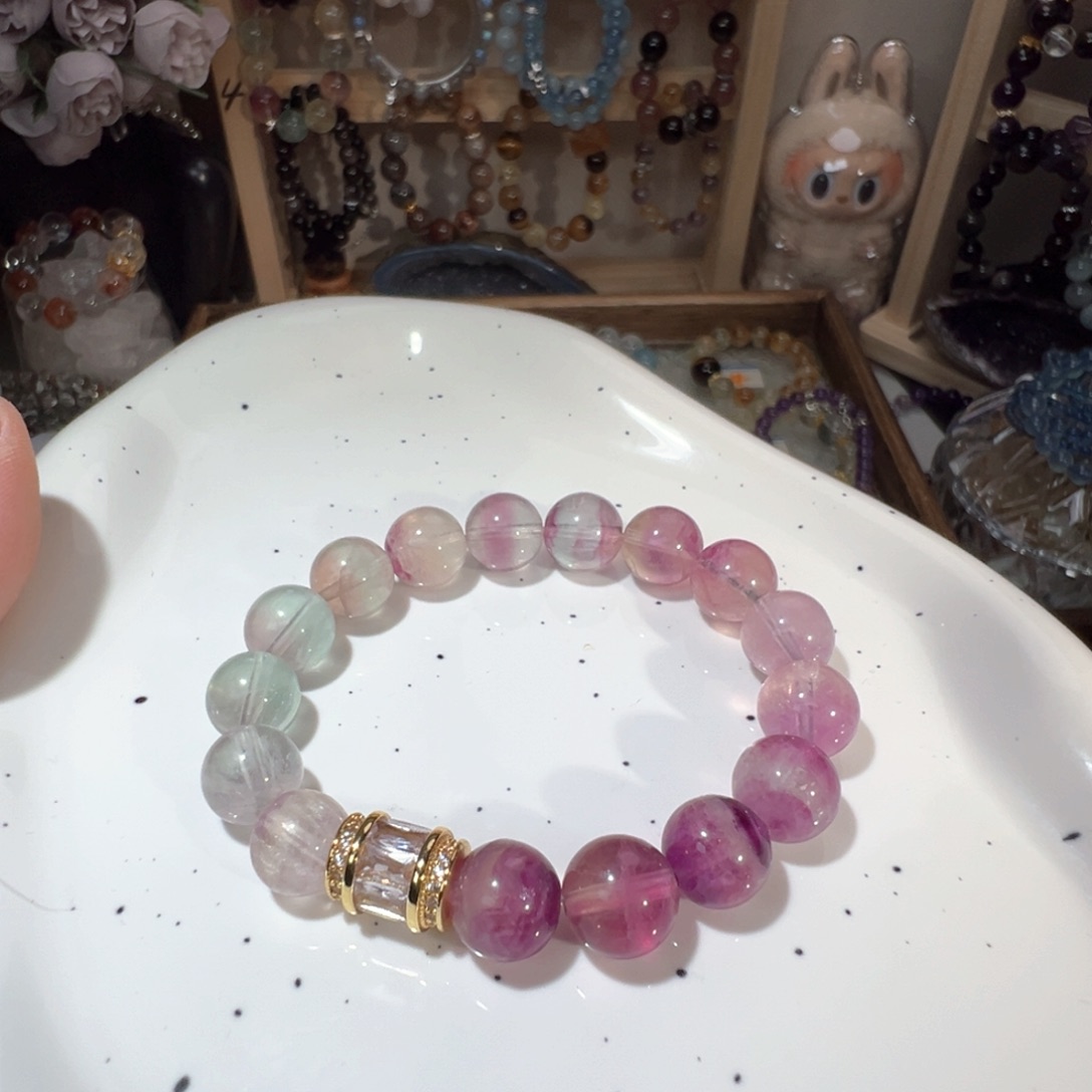 水晶手绳未镶嵌彩莹