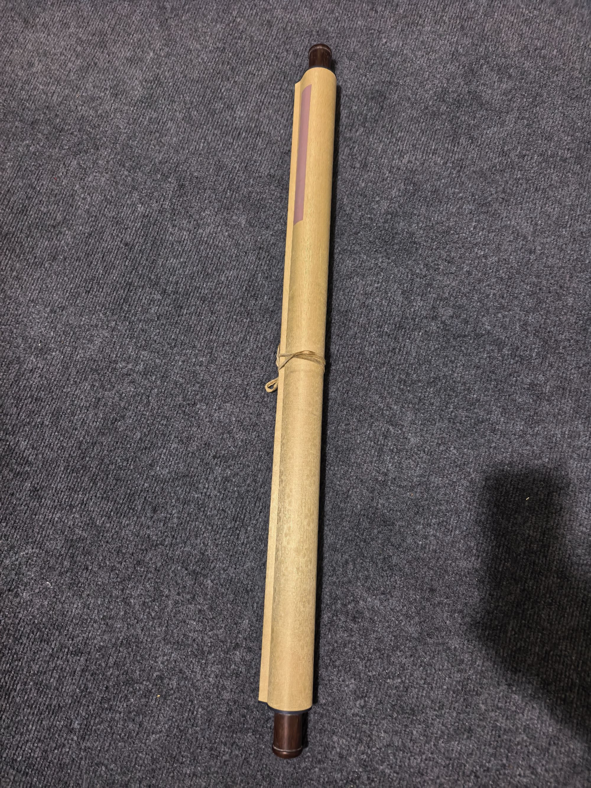 六开卷轴书画专用宣纸黄色小楷行书初学者适用