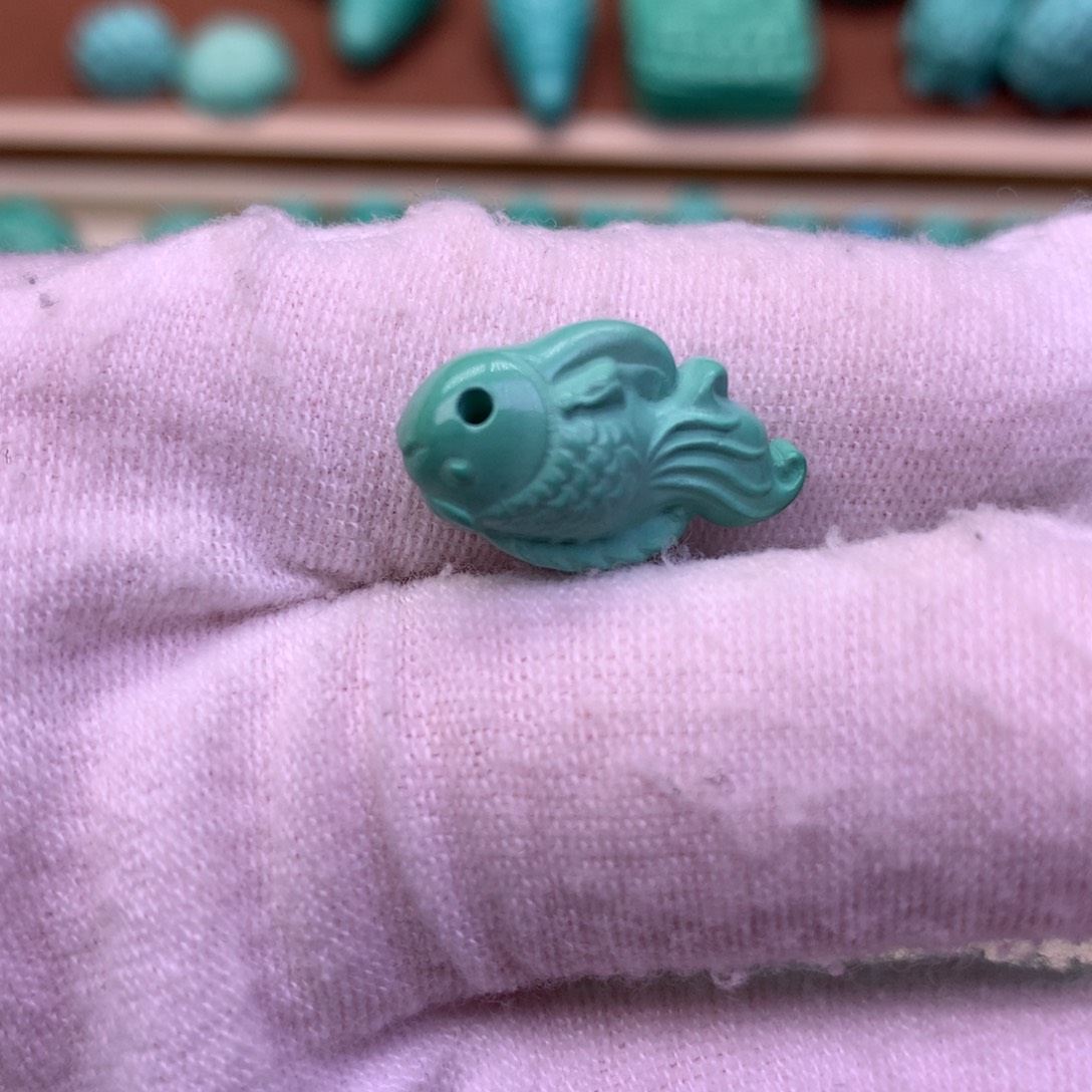 原生态散珠配珠小金鱼提溜卡11+