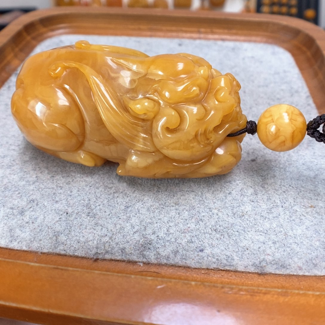 蜜蜡项链未镶嵌蜜蜡吊坠