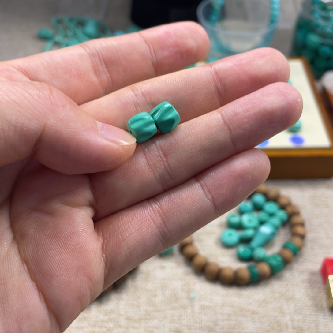 原生态湖北矿小配饰，直径8