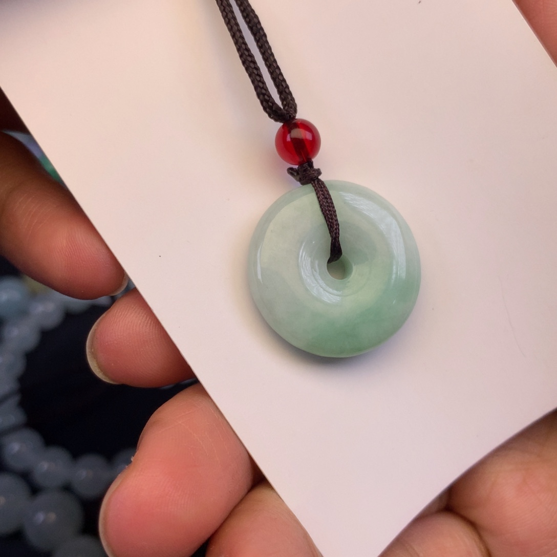 翡翠未镶嵌颈饰天然缅甸翡翠A货