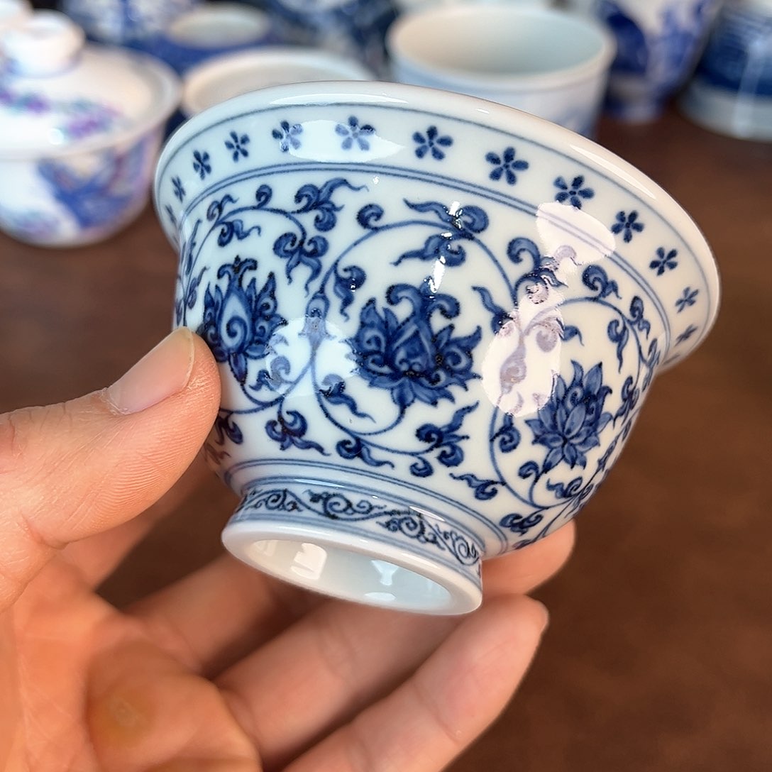 杯景德镇全手工手绘陶瓷