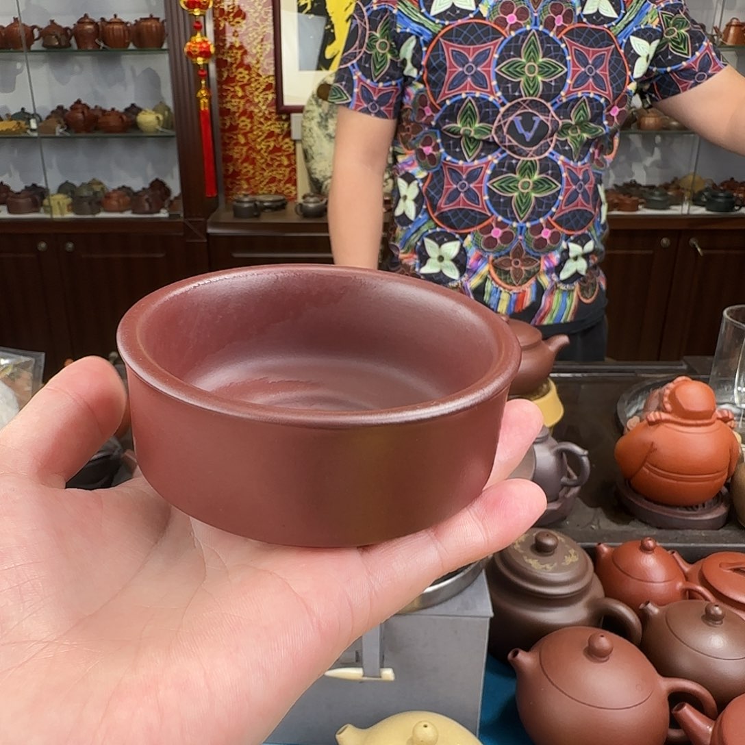 茶壶紫砂普洱杯石红