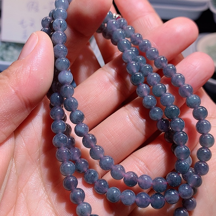 未镶嵌手链翡翠多样性发货自选散珠卡5.8缅甸翡翠冰乌鸡