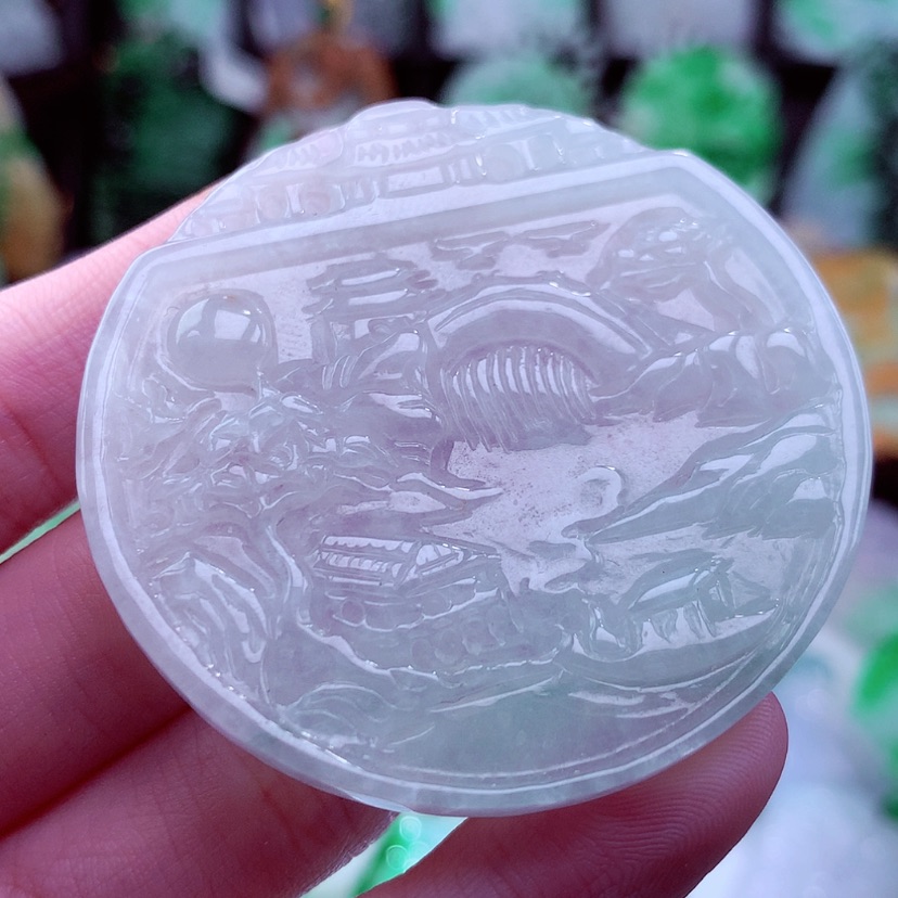 【闪购商品】翡翠颈饰未镶嵌挂件