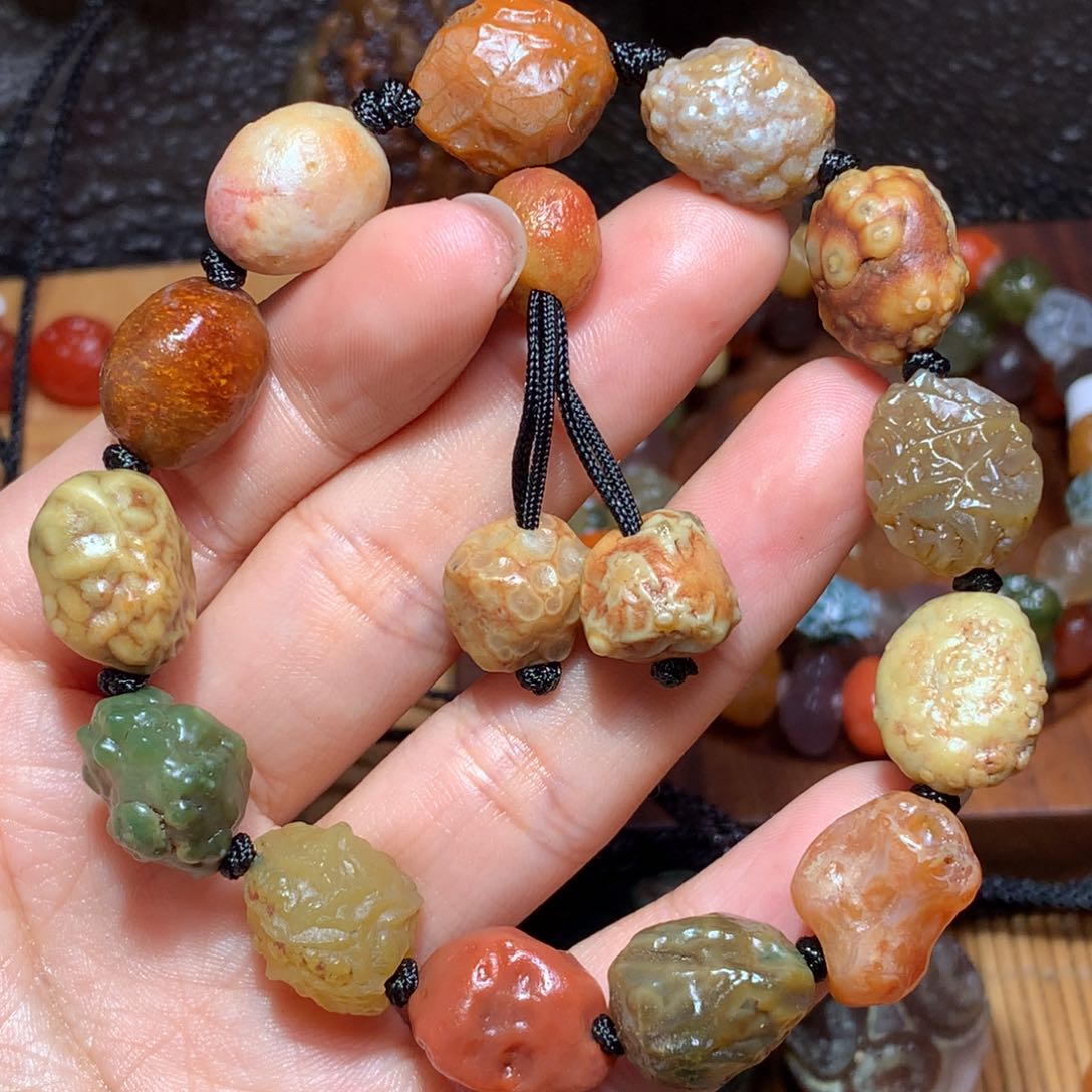 未镶嵌玛瑙/玉髓珠宝半成品