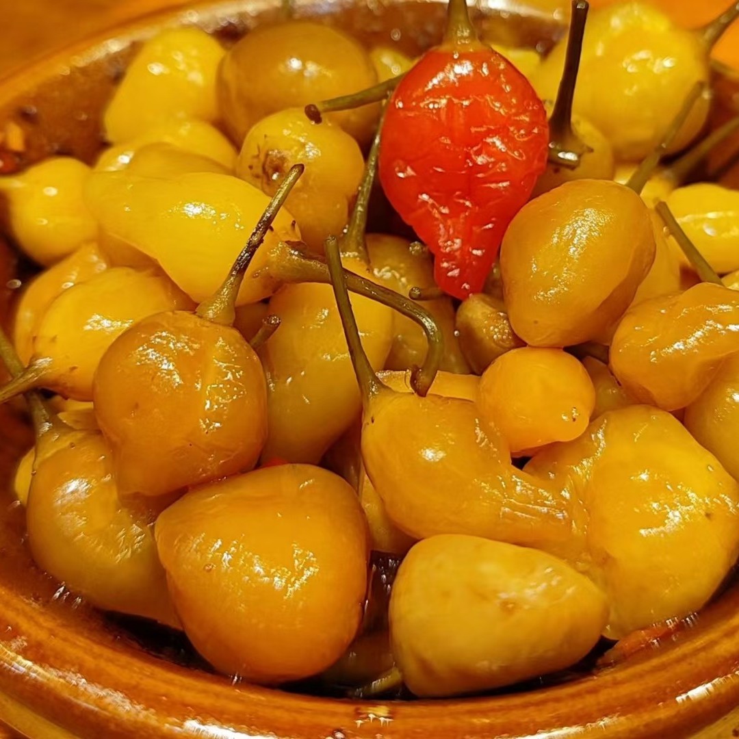 《嗳酱吖》樱桃小辣椒五彩椒新鲜腌制泡椒脆爽可口下饭菜馋嘴小零食