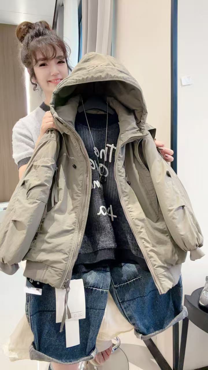 男童冬季新款棉衣中大童洋气冬装宽松休闲棉服保暖外套