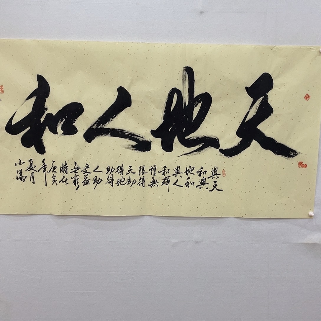 横款博航艺术书法作品