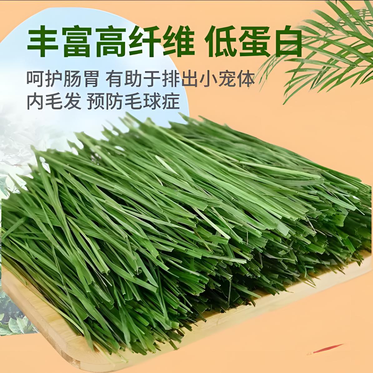 烘干提摩西草段兔子龙猫猪专用干草饲料牧草