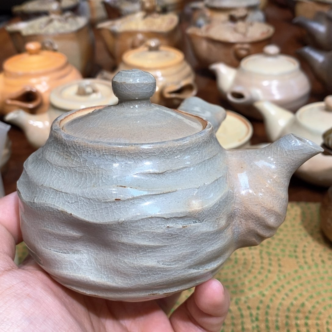 柴烧侘寂粗陶茶具