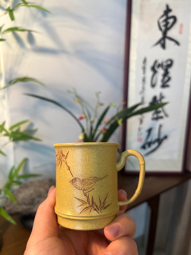 无量主人杯-原矿段泥全手工主人杯100cc