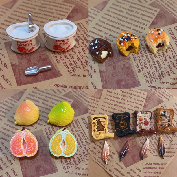 10.19-11.6新品小份定制微缩食玩配件