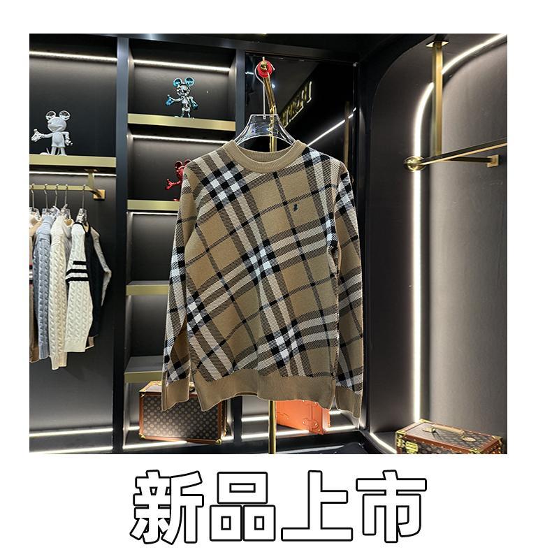 轻奢加厚保暖内搭高端奢侈品毛衣针织提花编织圆领百搭毛衣【柒柒】