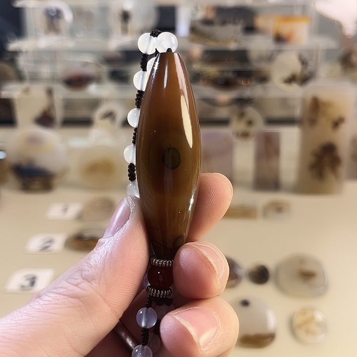 玛瑙/玉髓吊坠(不含链)未镶嵌