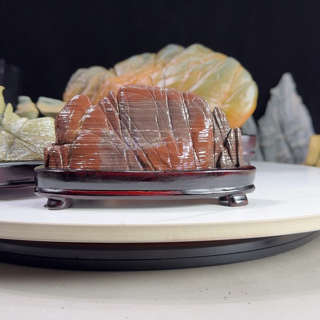 金***．石头松花石摆件000999