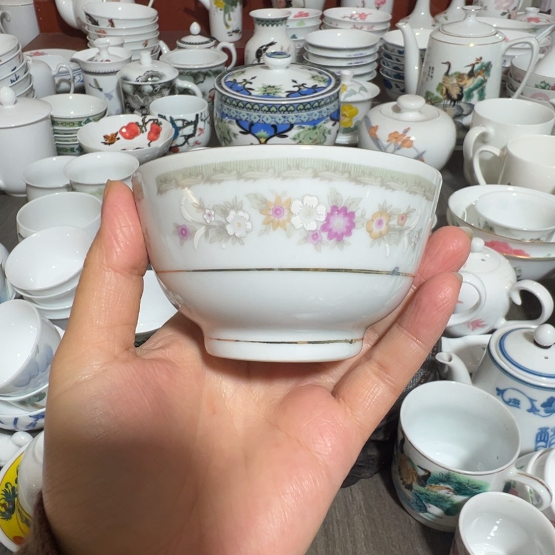 醴陵高温陶瓷炸福利9.5厘米老瓷