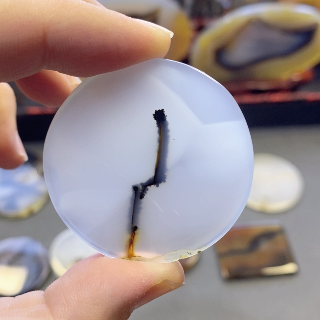 玛瑙/玉髓颈饰未镶嵌编号25