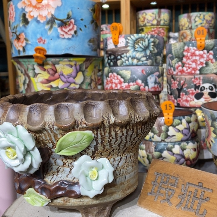 红陶景德镇艺术手绘作品