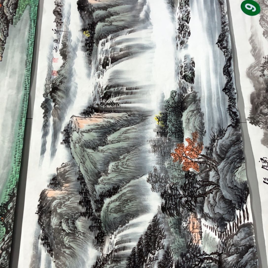 国画国画作品老师手绘