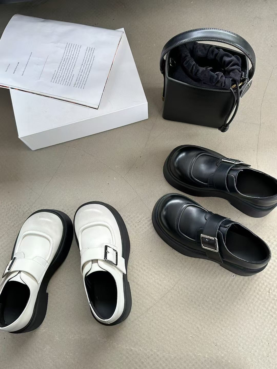 2025春季新品米奇娃娃头韩系乐福鞋