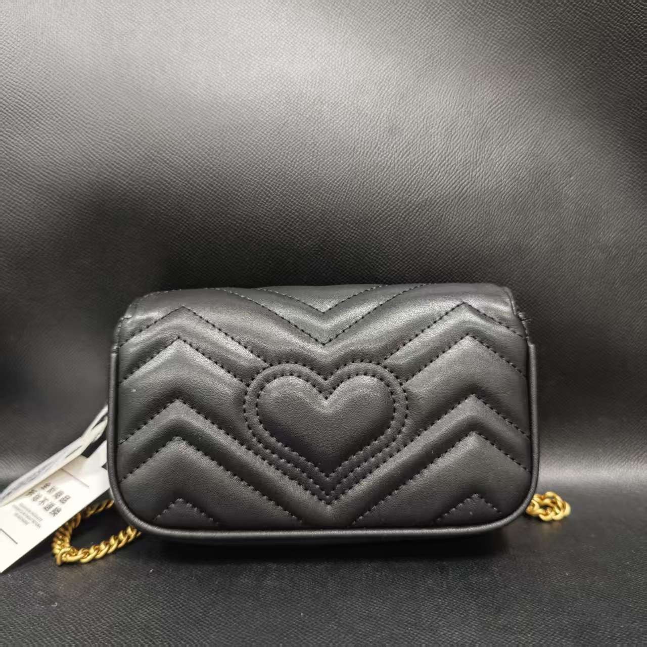 SMVP · 高定奢品 真皮新款女包斜跨包蒙17CM 10649-3 黑色蒙迷你