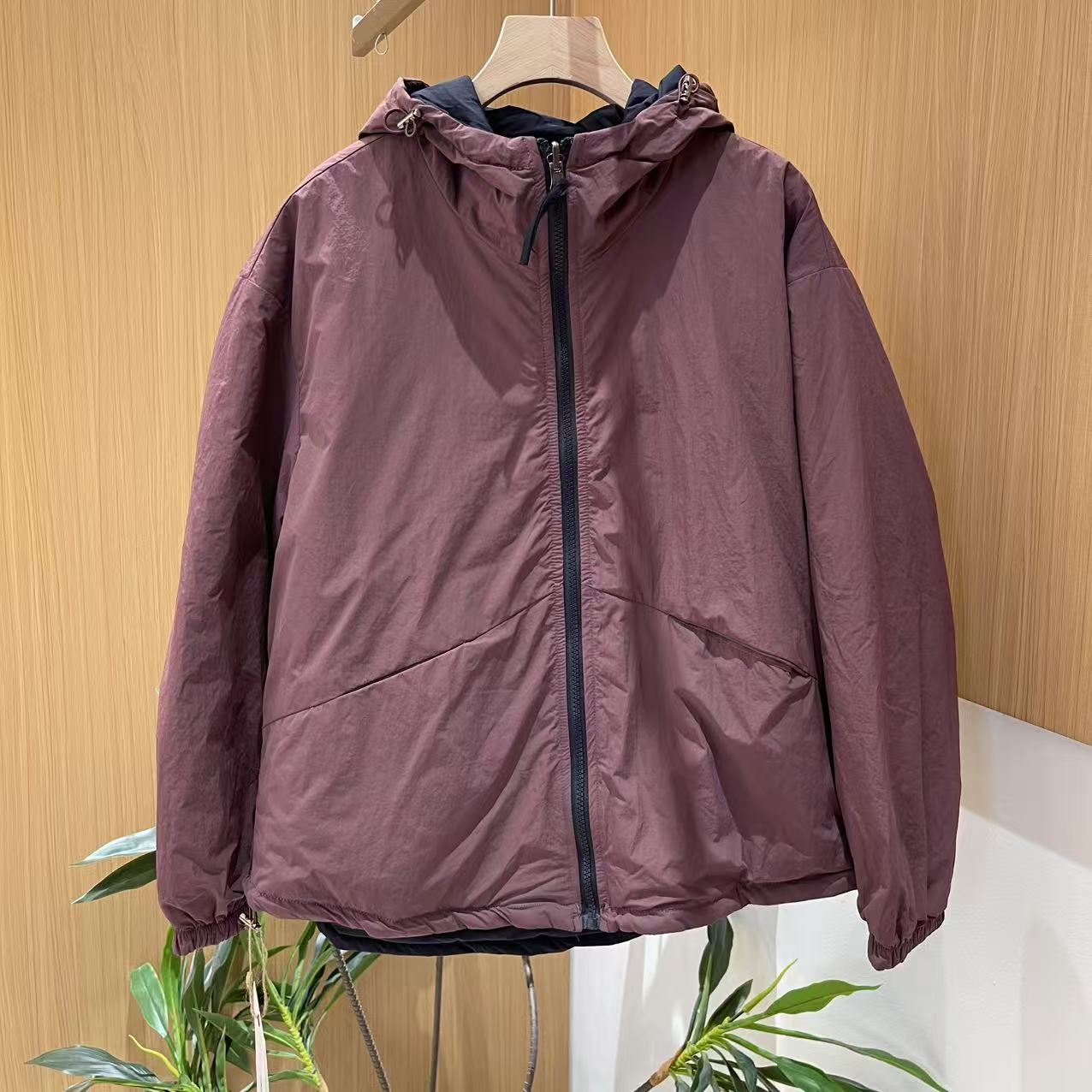 16890新款秋冬双面穿休闲减龄宽松显瘦时尚棉服