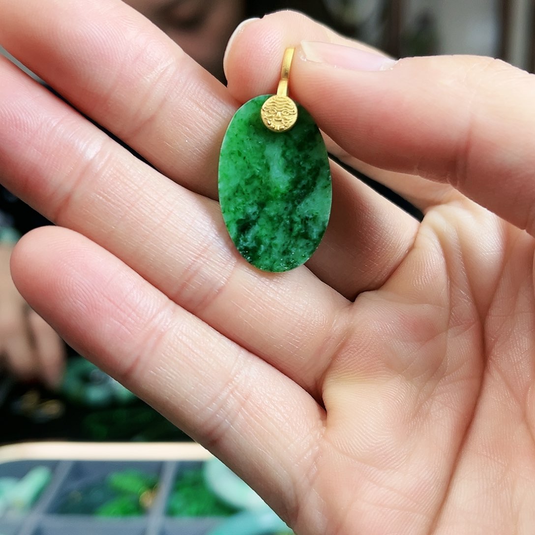 翡翠颈饰未镶嵌吊坠多样性发货