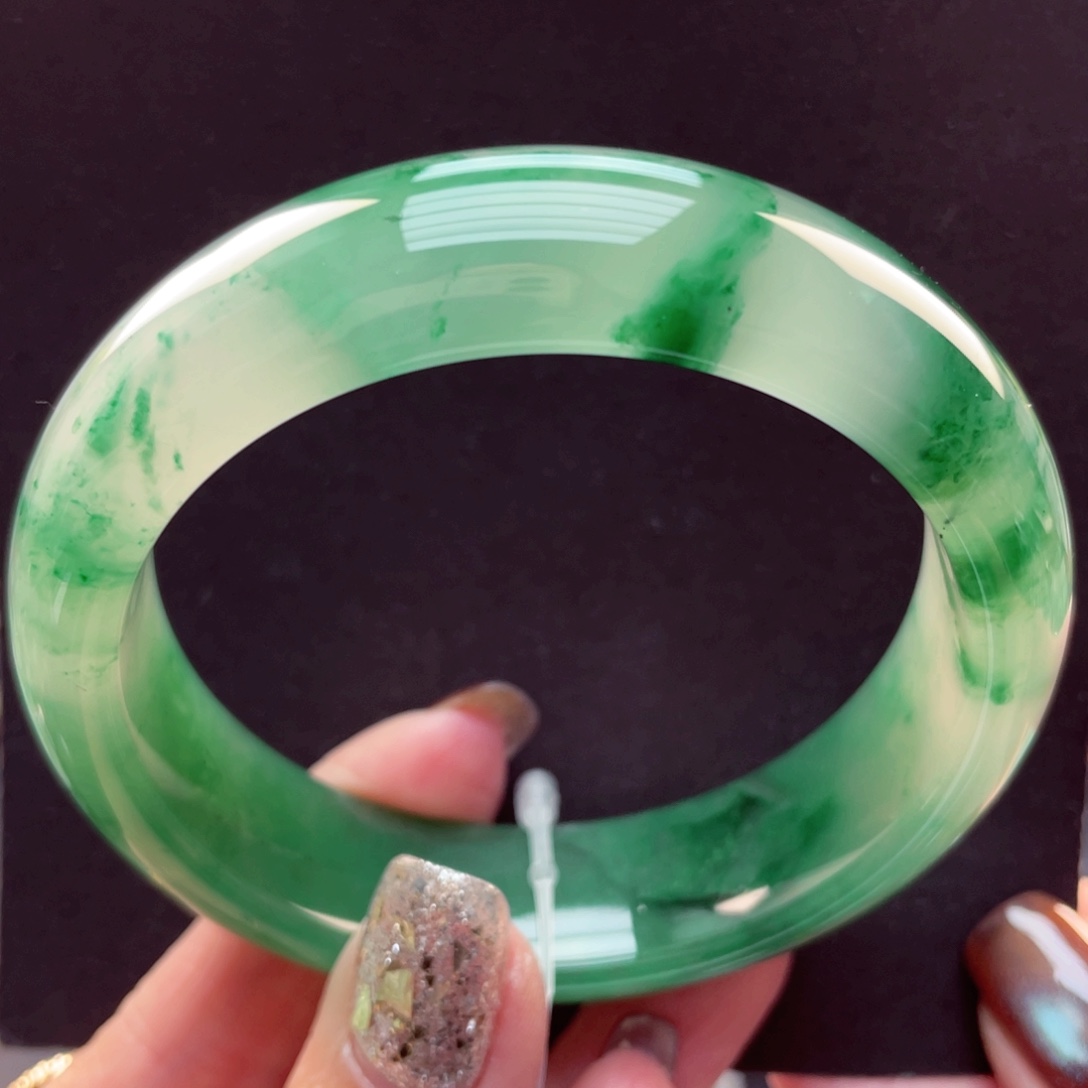 石英质玉未镶嵌手镯58-59