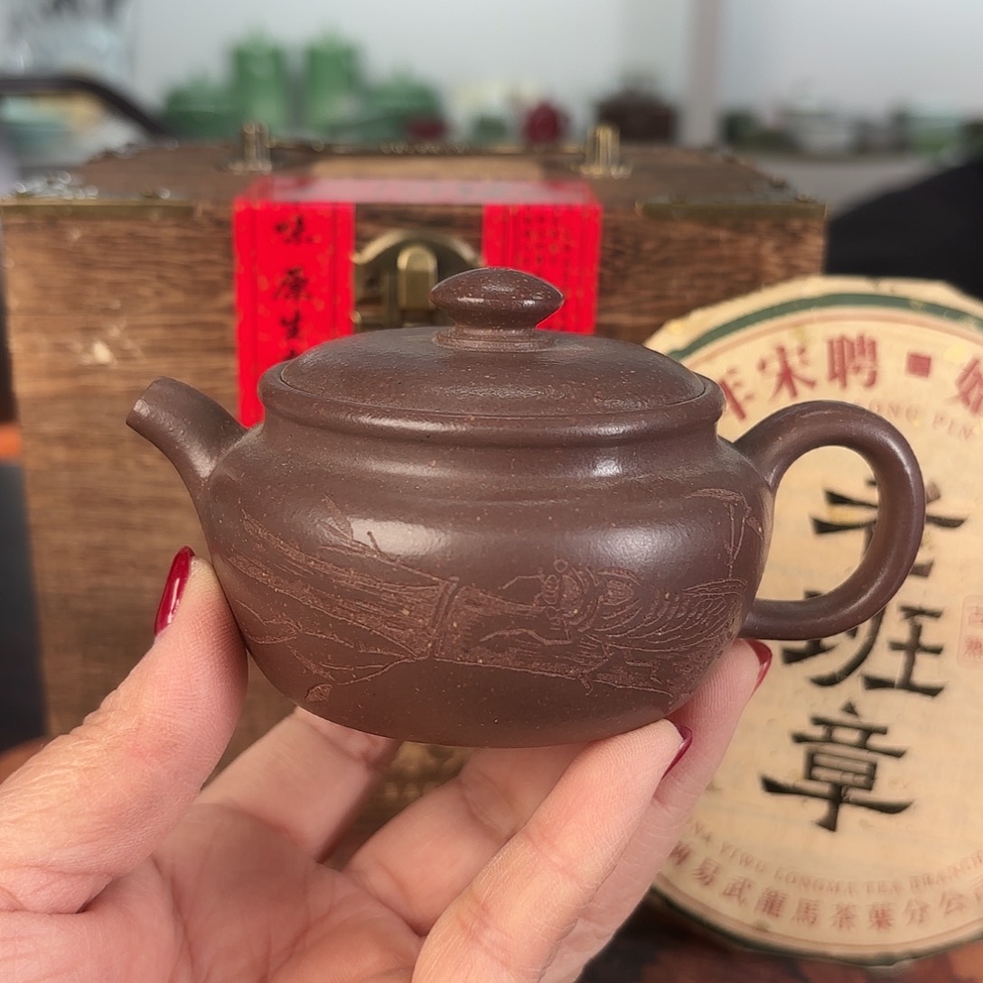 龙泉云间青瓷小米茶器
