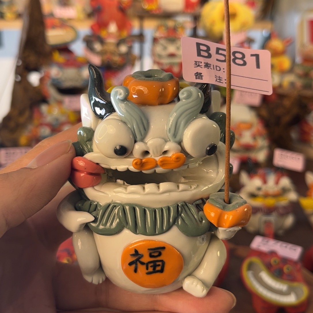 泥塑纯手工茶宠摆件