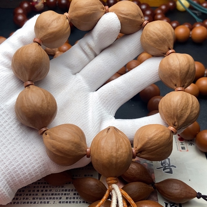 橄榄核手串/手链2.5【苏粤四花】大籽 橄榄核原皮 素核