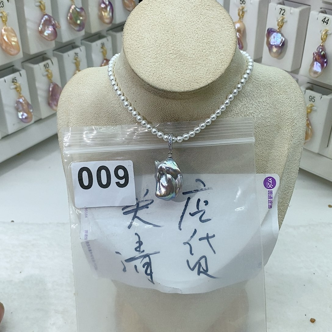 淡水珍珠颈饰合金