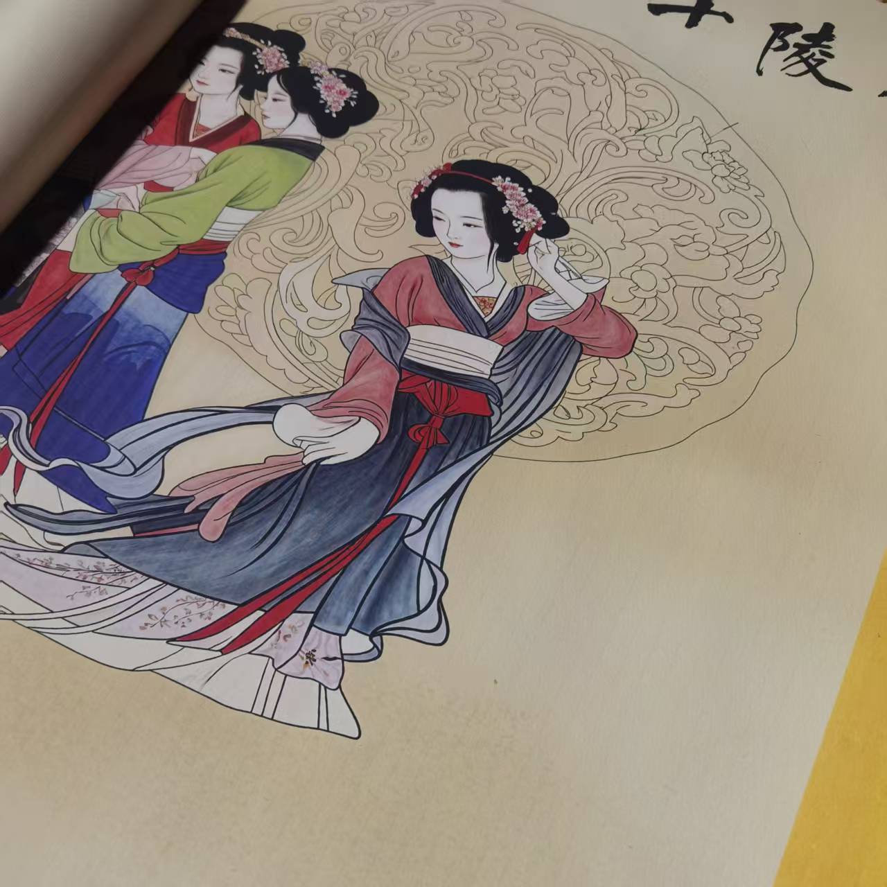 家居饰品  十二图高端大气国风复古风画034