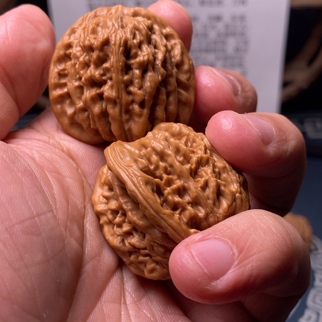 。***。把件文玩核桃39+全品山地楼