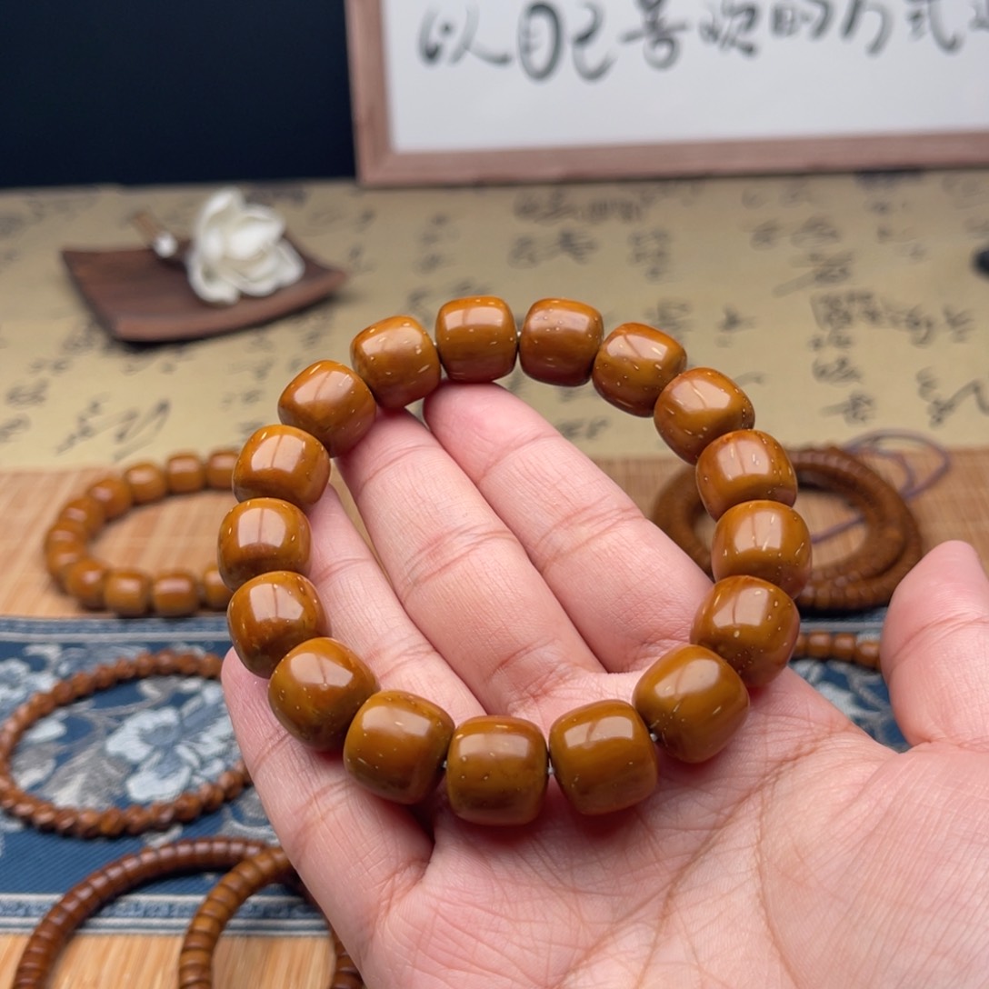 紫金鼠手串大**亮实心老型14