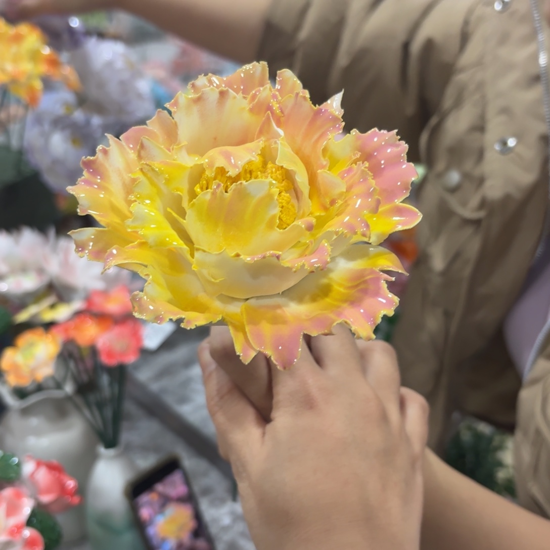 陶瓷花，拍满20发货，退款拉黑